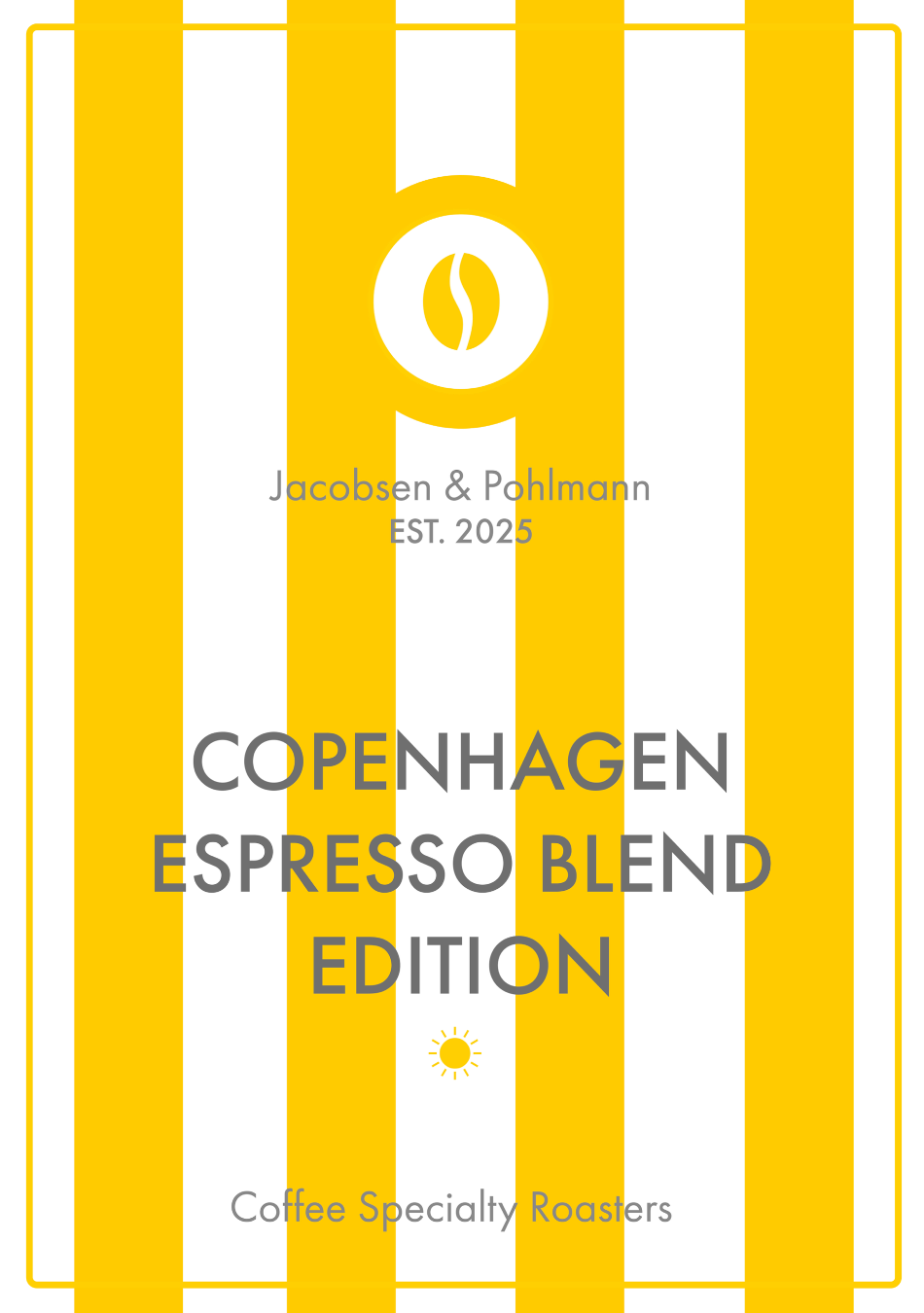 Copenhagen Espresso Edition – Specialty Espresso, Jacobsen & Pohlmann